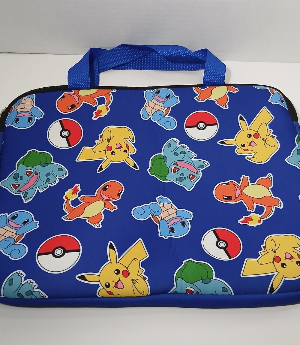 Pokémon Padded Utility Case w/ Handle Bioworld Travel Storage Bag Pokemon